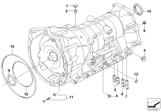 GA6HP19 картер+доп.элементы-полн.привод