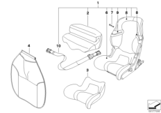 Сиденье BMW Junior Seat I-II Isofix