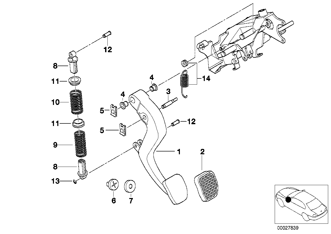 Bmw E39 Датчик Под Педалью Тормоза - agropuls