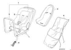 Детское сиденье BMW Baby Seat 0+