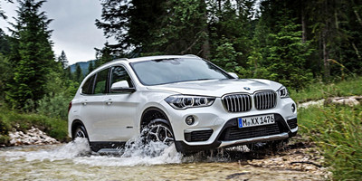 BMW X1 на природе