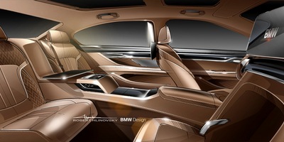 Интерьер BMW 7