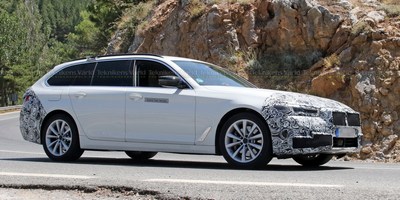 BMW 5 Series Touring G30 на испытаниях