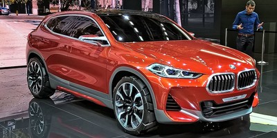 Гармония форм BMW X2 2018 проявляется в каждом элементе